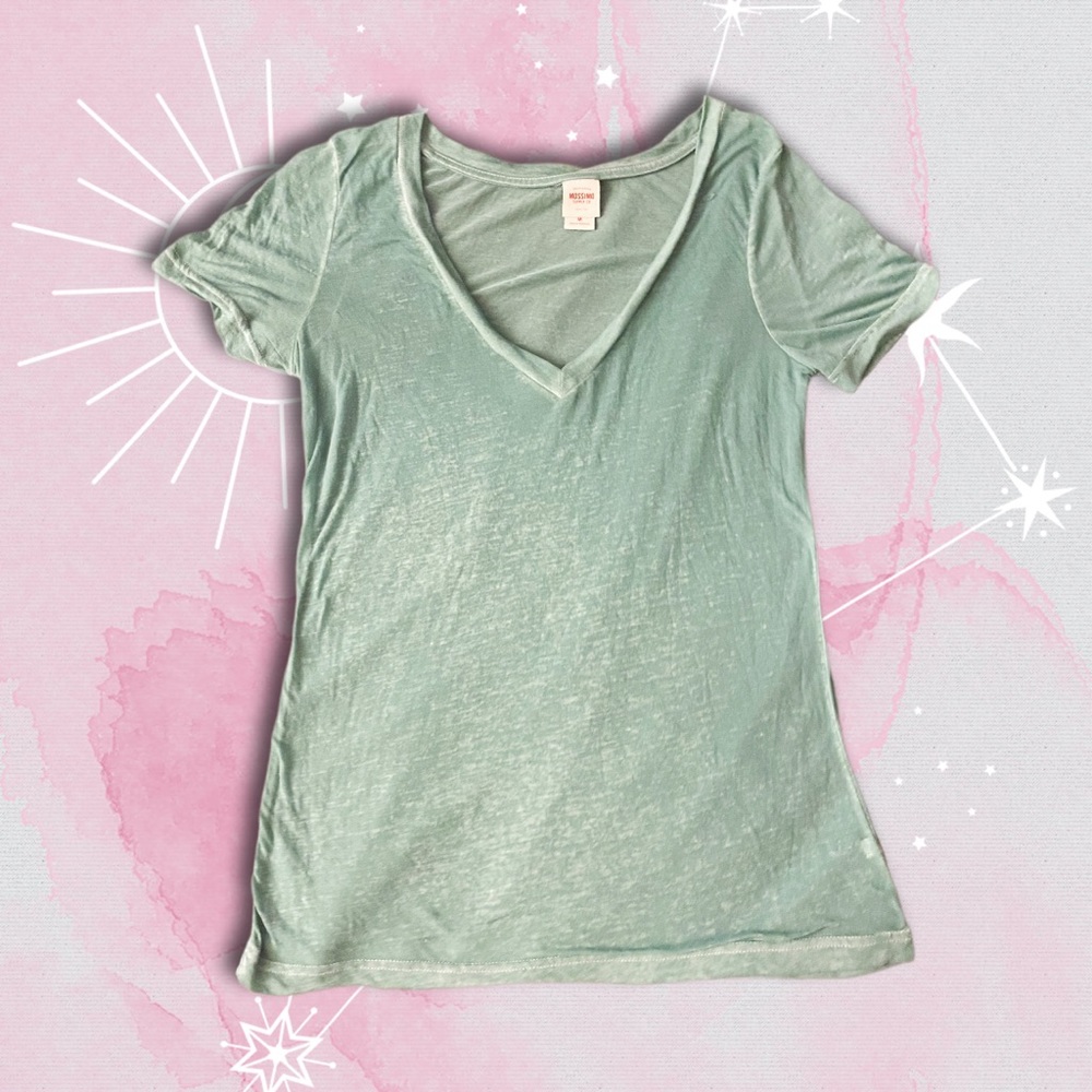 Turquoise Sheer TShirt